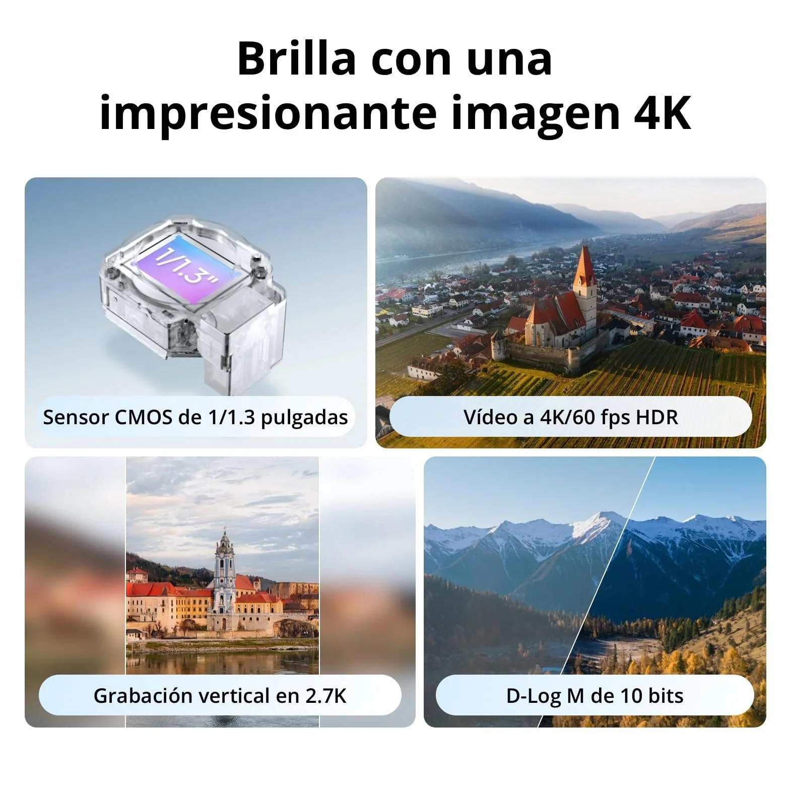 DJI Flip (RC-N3), dron con cámara 4K UHD para adultos, < 249 g | estabilización 3 ejes, vídeo a 13 km, despegue de la palma, retorno automático, 1 batería, vuelo de 31 min, vuelo inteligente