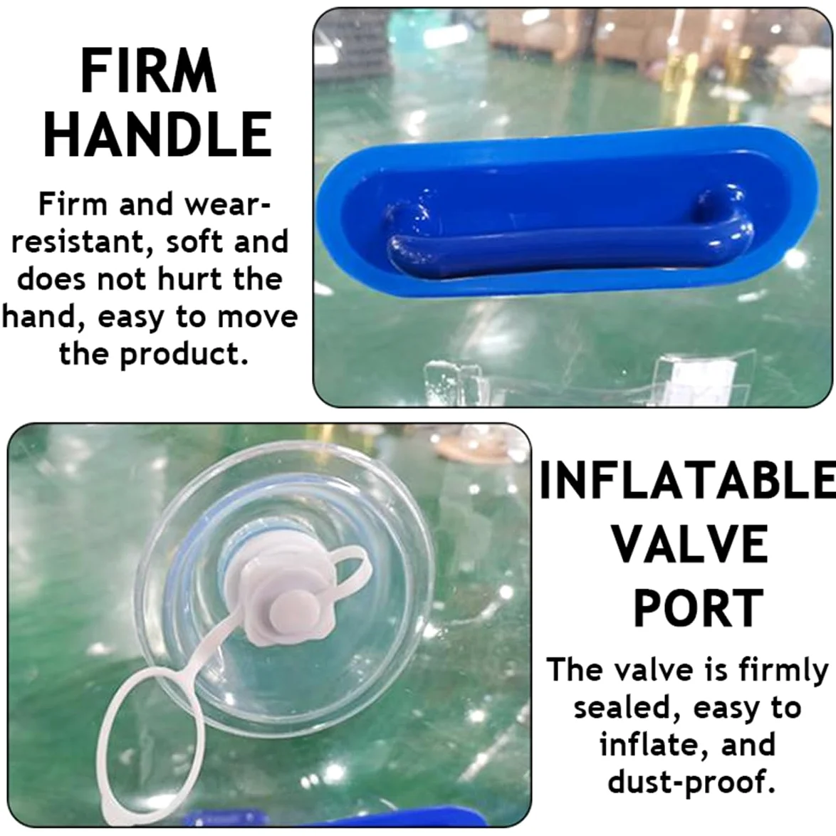 Equipo de deportes acuáticos transparente: balón inflable de PVC para caminar sobre el agua con cremallera, ideal para playas y piscinas, con bomba de aire(2.5m)
