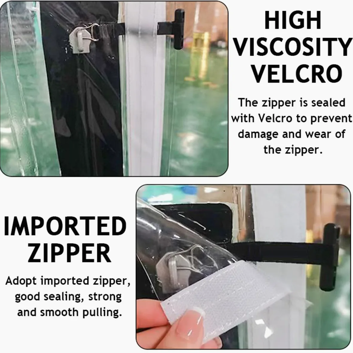 Equipo de deportes acuáticos transparente: balón inflable de PVC para caminar sobre el agua con cremallera, ideal para playas y piscinas, con bomba de aire(2.5m)