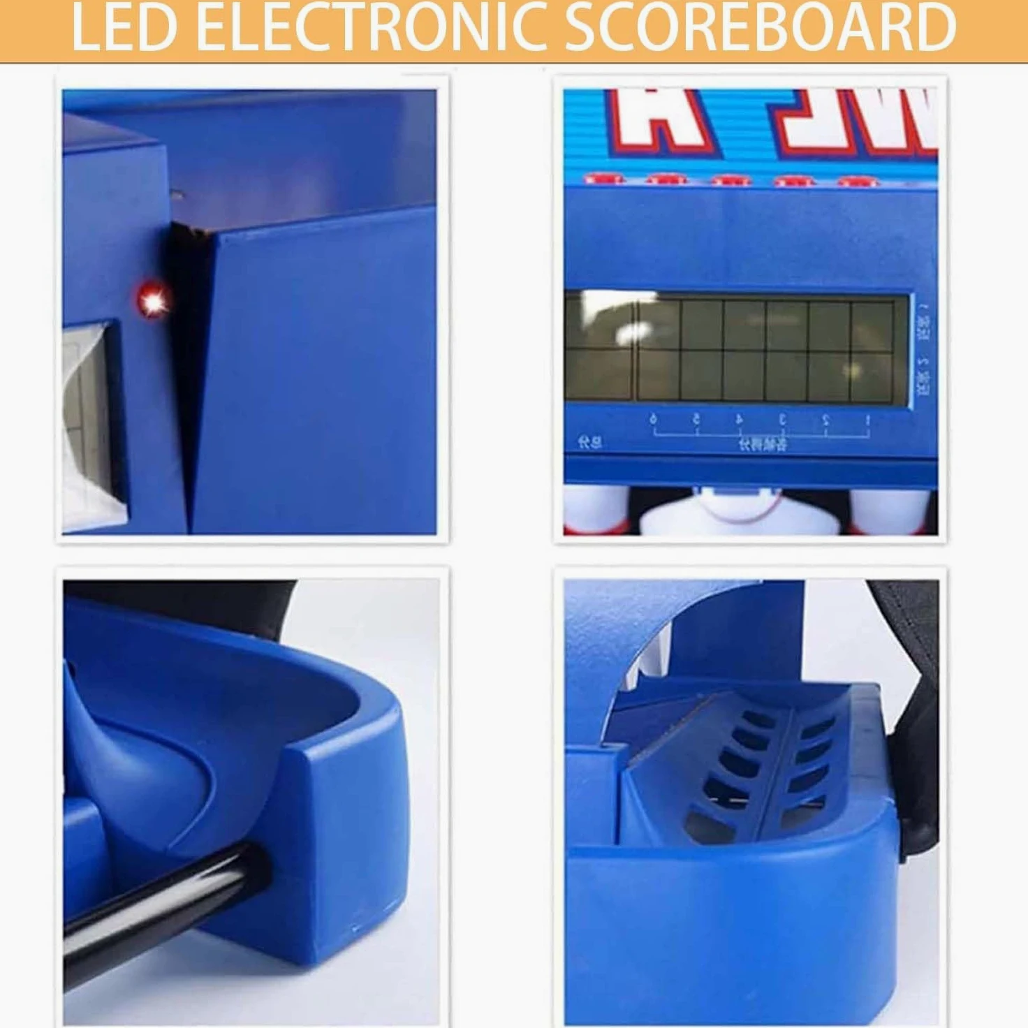 Juego De Bolos Electrónico con Reinicio Automático, Consola De Juegos De Bolos para Interiores con Marcador Led Y Efectos De Sonido De Simulación(2m)