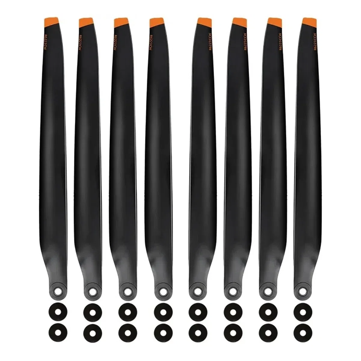 Hélices de fibra de carbono for drones T70/T70P/T100 6223, cuchillas de pulverización de cultivos de grado industrial, compatibles con DJI(T100 16PCS)