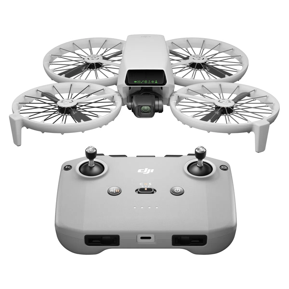 DJI Flip (RC-N3), dron con cámara 4K UHD para adultos, < 249 g | estabilización 3 ejes, vídeo a 13 km, despegue de la palma, retorno automático, 1 batería, vuelo de 31 min, vuelo inteligente