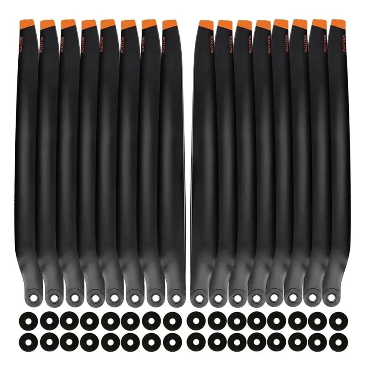 Hélices de fibra de carbono for drones T70/T70P/T100 6223, cuchillas de pulverización de cultivos de grado industrial, compatibles con DJI(T100 16PCS)