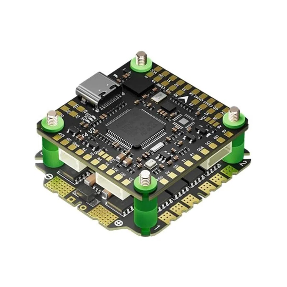 Advanced F465 - Torre de vuelo de control de vuelo con corriente de 65Ax4 y chip principal STM32F405, ajuste optimizado para drones FPV 0XLA